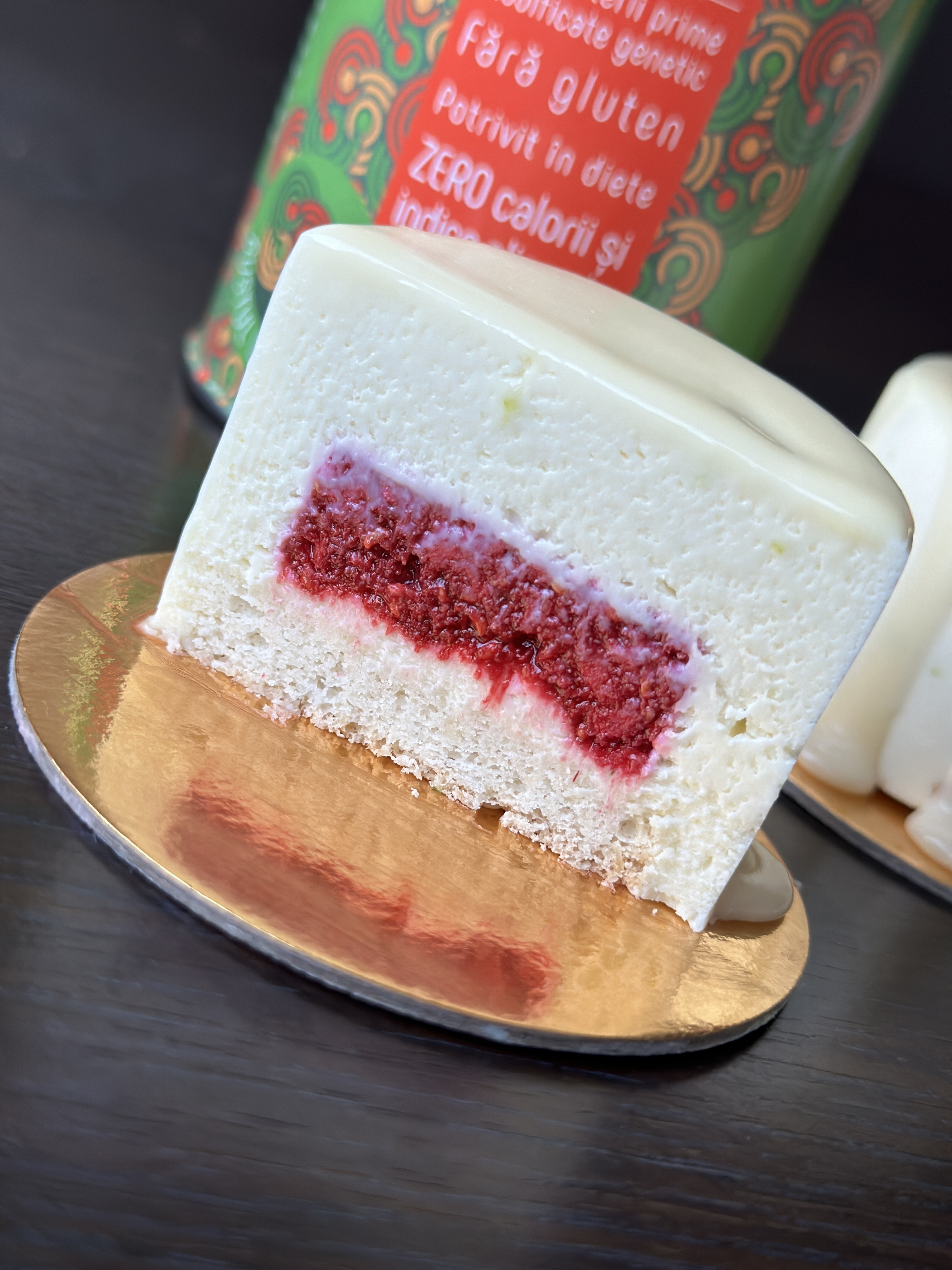 Tort Raspberry Delight (Fără Zahăr)